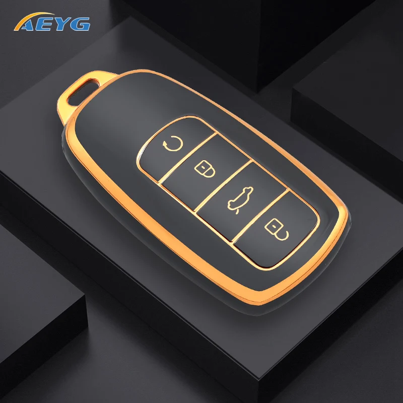 Premium TPU Car Key Case Cover - Durable Protector Accessory
