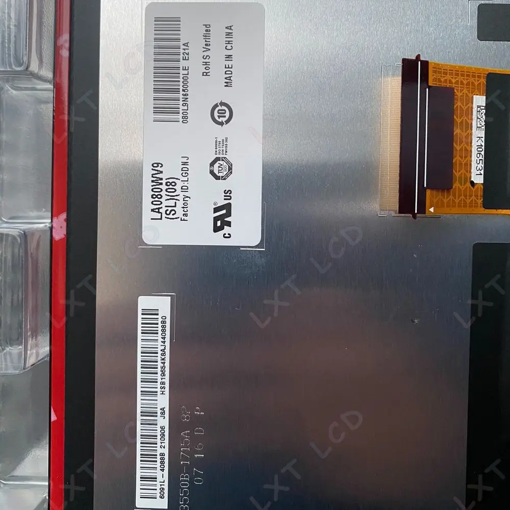 LA080WV9-SL02 기존 LA080WV9-SL06 LA080WV9-SL08 LA080WV9-SL04 현대 모비스 기아 LCD 패널 96560-S2301UAY, 96560S2301