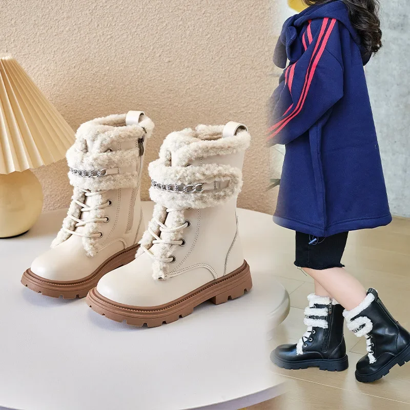 Cotton Kids Snow Boots Autumn Winter