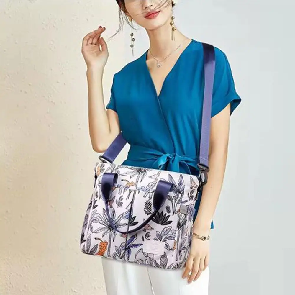 Fashion Printed Mommy Bag Wide Opening Large Capacity Baby Nappy Bag Lightweight Waterproof Baby Diaper Bag for Babies