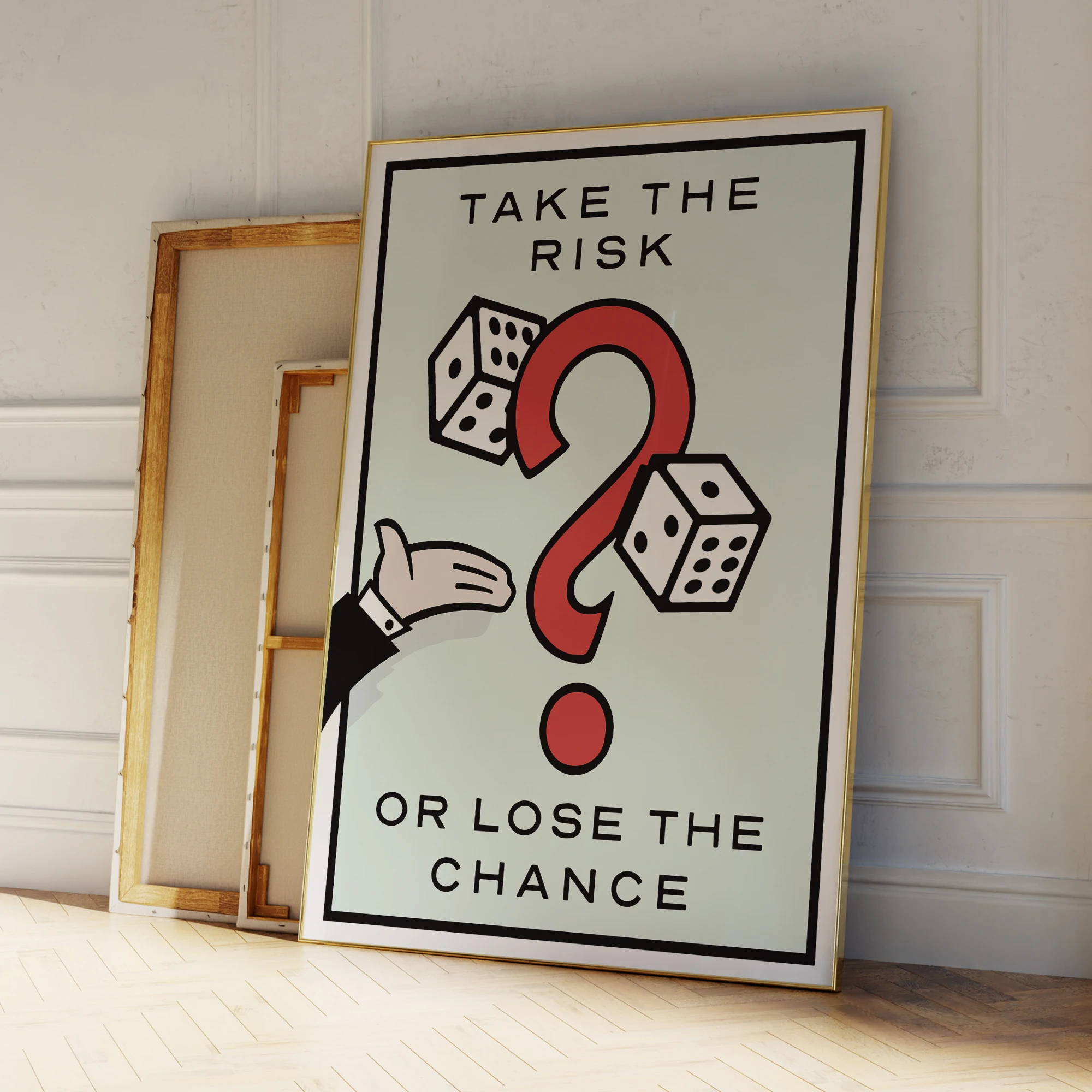 Modern Motivational Wall Art Canvas Print for Office and Living Room Decor