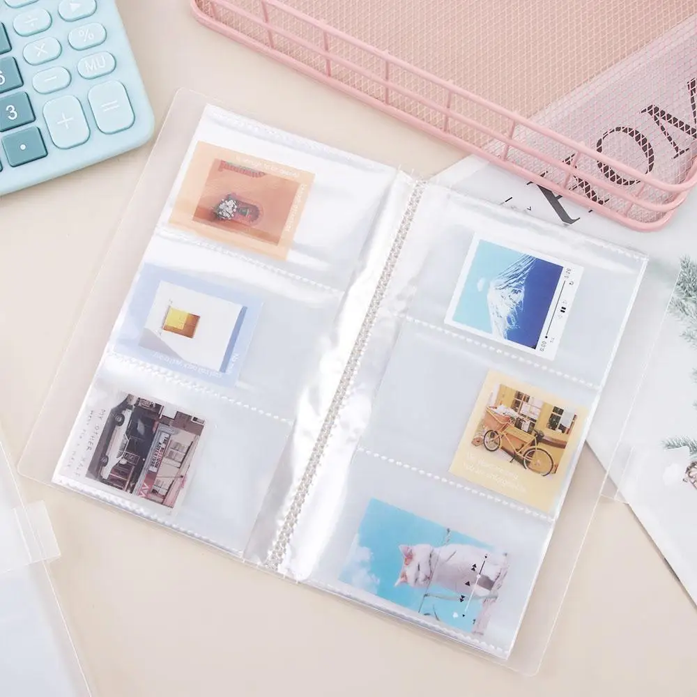 School Supplies Picture Frame Photo Card Book Name Card Picture Storage Case ID Holder Ticket Collection Book