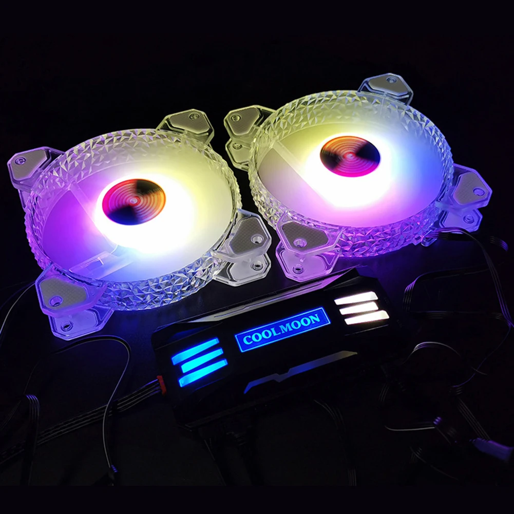 Coolmoon Argb Controlador 4pin Pwm 5v 3pin Argb Ventilador de Refrigeração Inteligente Controle Remoto para Asus Msi Case Chassi Radiador 5v Argb Aura - Imagem 6