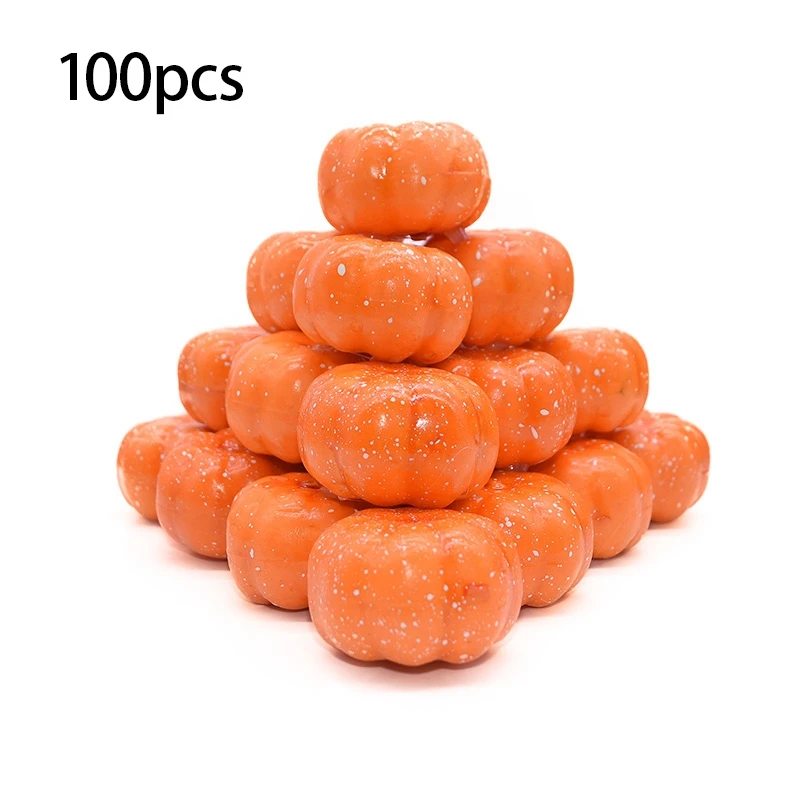 

100 шт., Мини искусственная тыква, 3,5 см