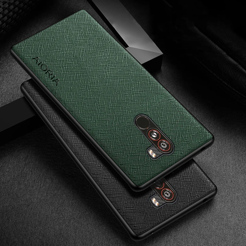 Luxury Cross Pattern Leather Case