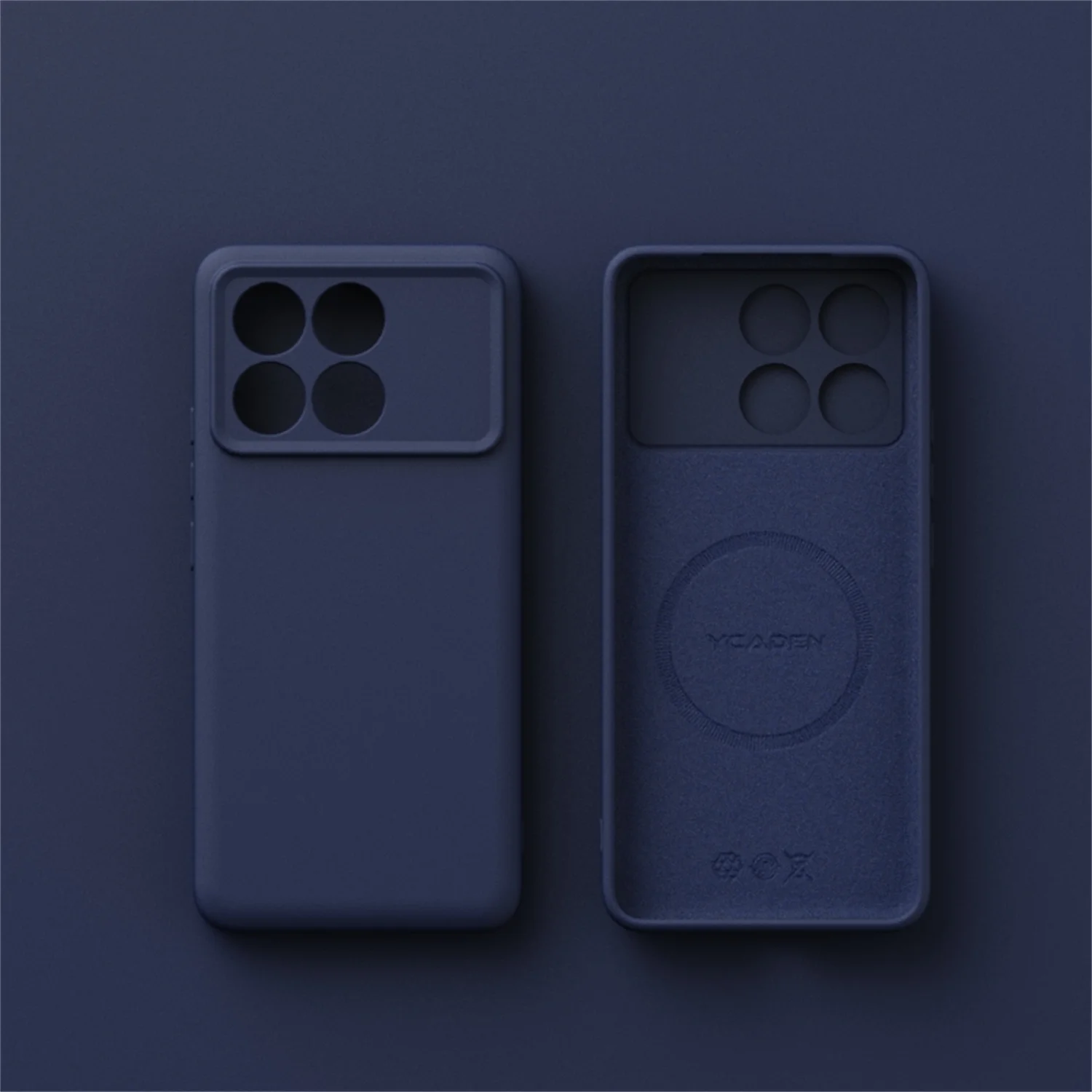 Enhanced Liquid Silicone Magnetic Wireless Charging Case - Ultra Soft Skin Smooth Cover
