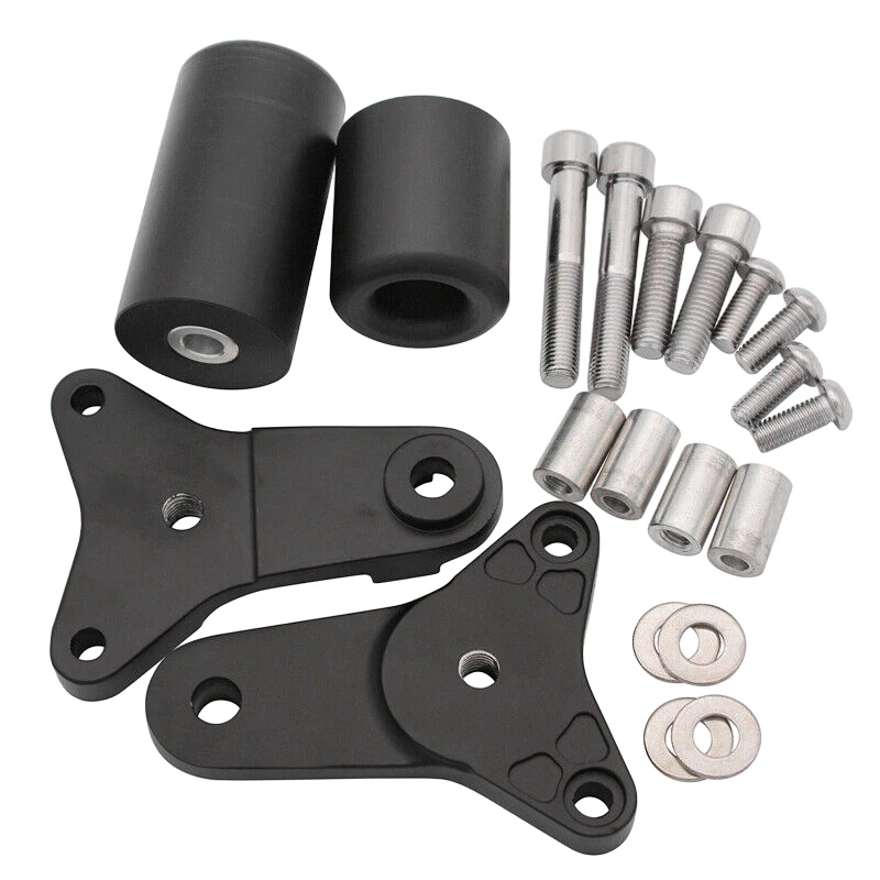 

Motorcycle Frame Slider Crash Protector Set Fit for Suzuki GSXR600 GSXR750 2013 2012 2011 Black