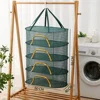 Folding Food Drying Net Anti-mosquito Dry Rack Hanging Basket Herb Drying Net for Flowers Buds Plants Vegetable Fruit Organizer 6