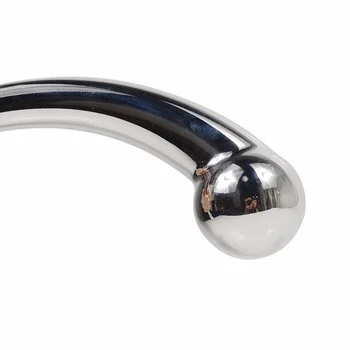 Stainless Steel Prostate Massager Anal Dildo Butt Plug G-spot stimulator Adult Sex Toys for Men Woman Gay 4