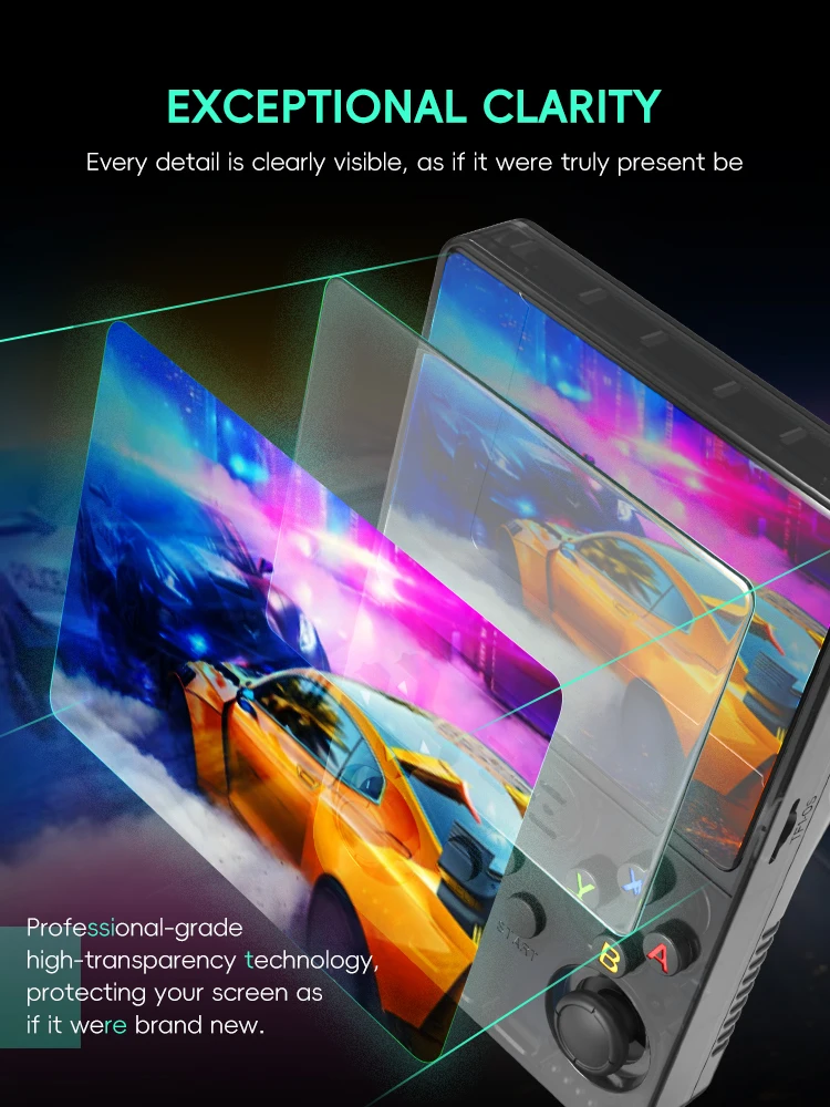 Screen Protector Tempered Glass R35S RGB20S Retro Handheld Game Console Accessories screen protector