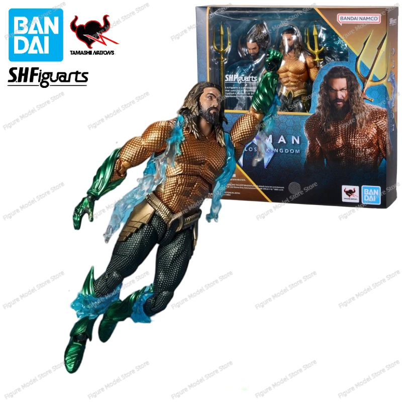 

100% оригинал в наличии Bandai Aquaman and The Lost Kingdom S.H. Фигуртс SHF Аквамен Артур Карри аниме экшн-фигурки модели