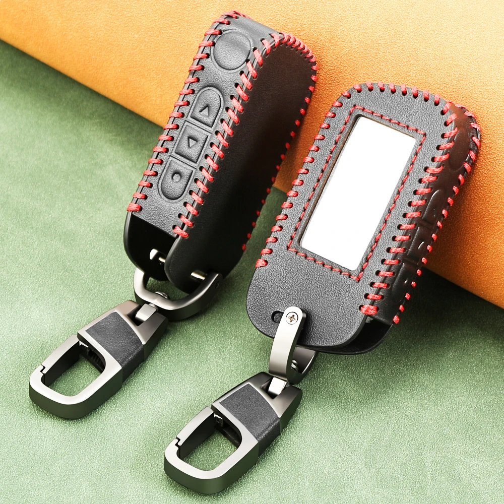 Real Leather Car Key Case for Starline A93 A63 A36 A39 A66 A96 Remote Control