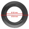 5pcs Rubber Seal Washer Gasket For Franke Basket Strainer Plug For 78 79 80 82 83mm Kitchen Bathroom Sink Drain Seal Gasket 5