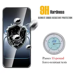 Premium 6.83 - Inch Tempered Glass Screen Protector - HD 9H Transparent, Anti - Scratch, Case - Friendly - 2 pieces