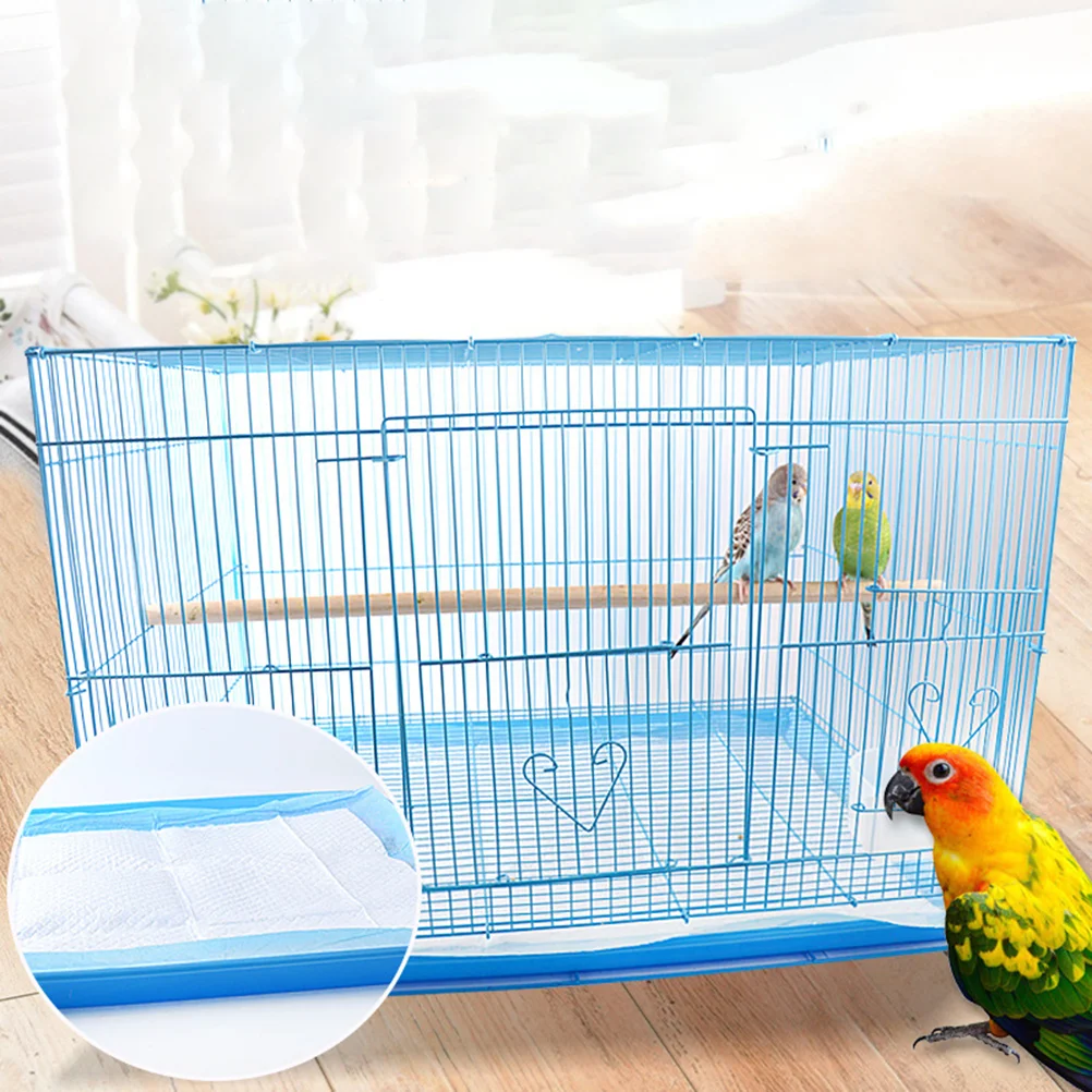 10 Pcs/1 Water-absorbing Bird Dung Pad Cage Budgerigar Paper Parrot Chassis Puppy