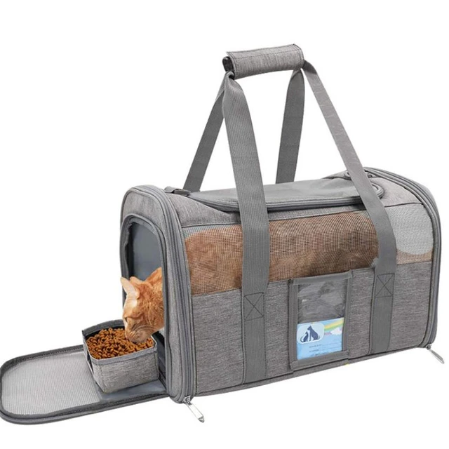 Portable Pet Bag Cat Carrier Bags Cat Outgoing Travel Breathable Pets  Handbag Cat Supplies Soft-sided Carriers with Zipper - AliExpress