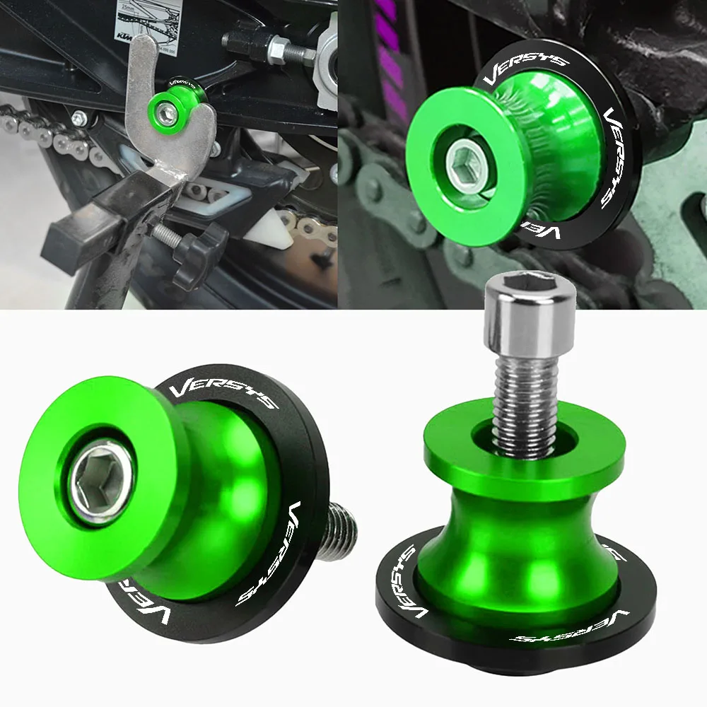 

VERSYS 650 8MM Motorcycle Swingarm Spools Slider Stand Screws For Kawasaki VERSYS 650 300x 1000 X300 2015 2016 2017 2018-2023