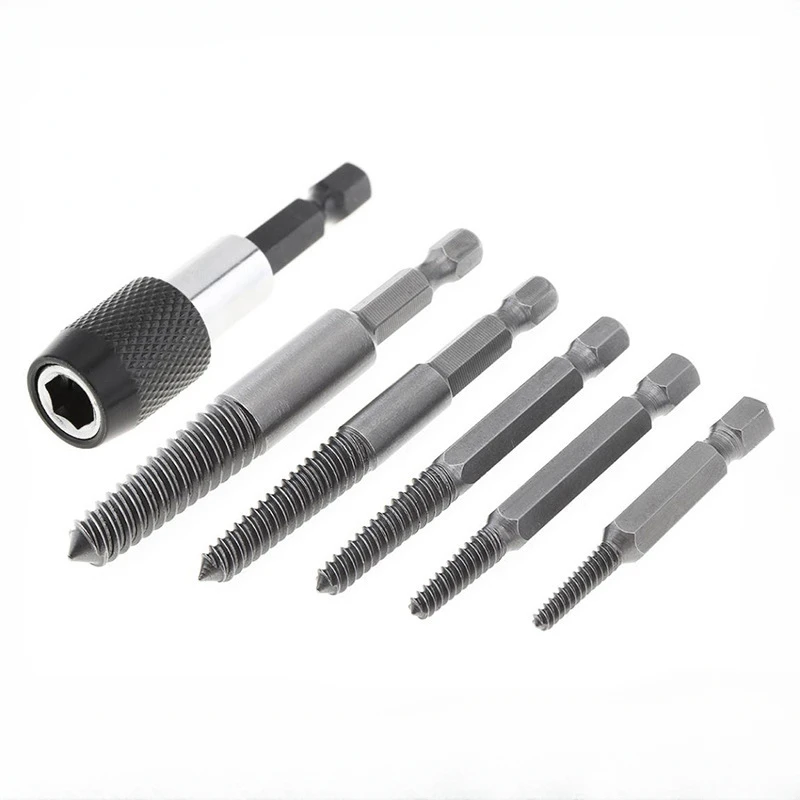 

High Speed Steel Head Broken Head Screw Extractor Slide Tooth Removal Tool Screwdriver Head Broken Wire Set