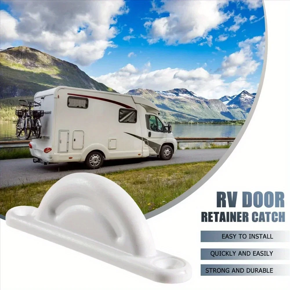 1 Set Door Retainer Catch- Camper Accessories Door Retainer Catch for Caravan Motorhome Lock Boat Rv Stopper Clip