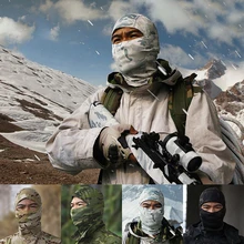  Balaclava Full Face Scarf Cycling Neck Head Warmer Cs Wargame Hunting Ski Sports Scarf Tactical Men Camo Bandana 