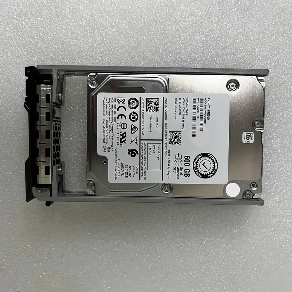 For Dell Server Hard Disk SAS 15k 15E900 600GB 1UU230-150 ST600MP0036