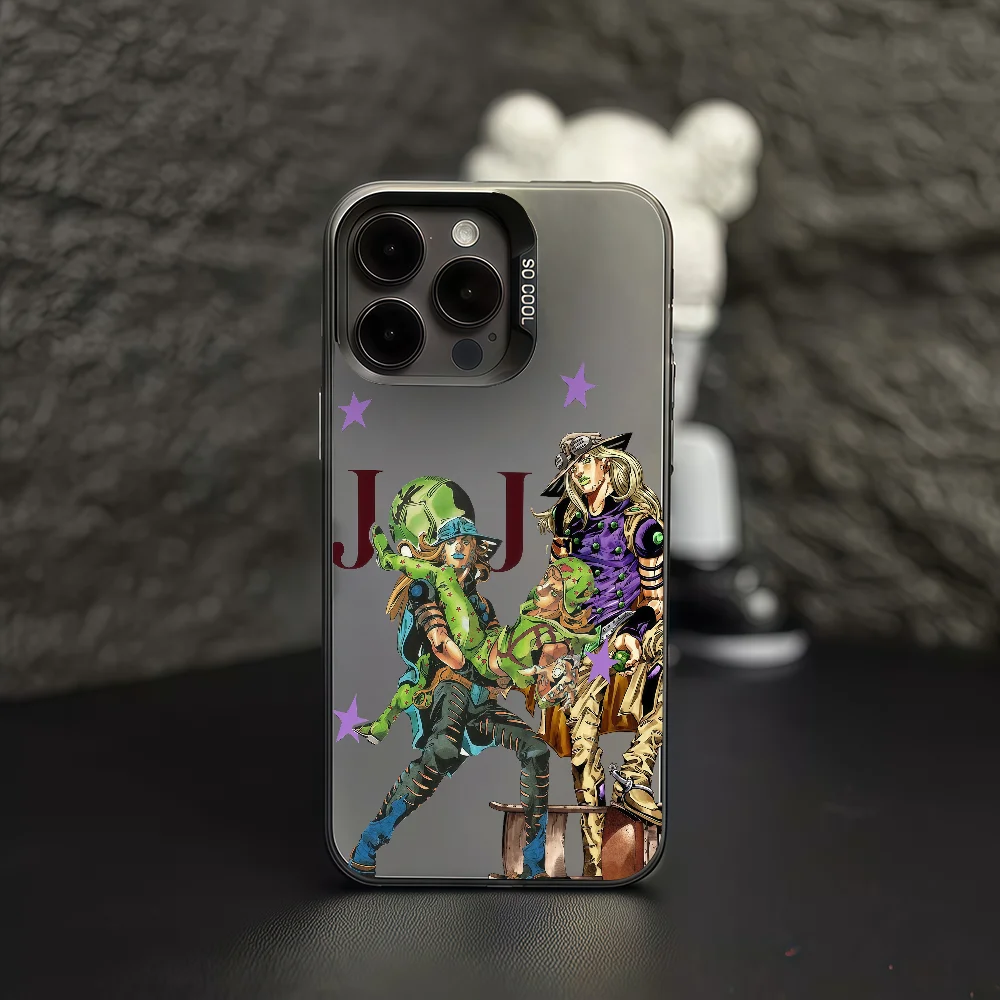 Anime Gyro Zeppeli JoJo Protective Phone Case with Vibrant IMD Design