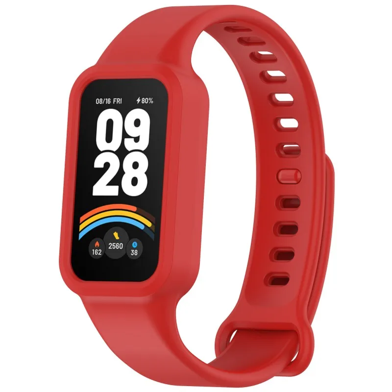 Offizielles Silikon-Armband für Xiaomi Smart Band 9 Active Redmi Band 3 Armband Uhrenarmband für Mi Band9 Active Zubehör – Detail 22