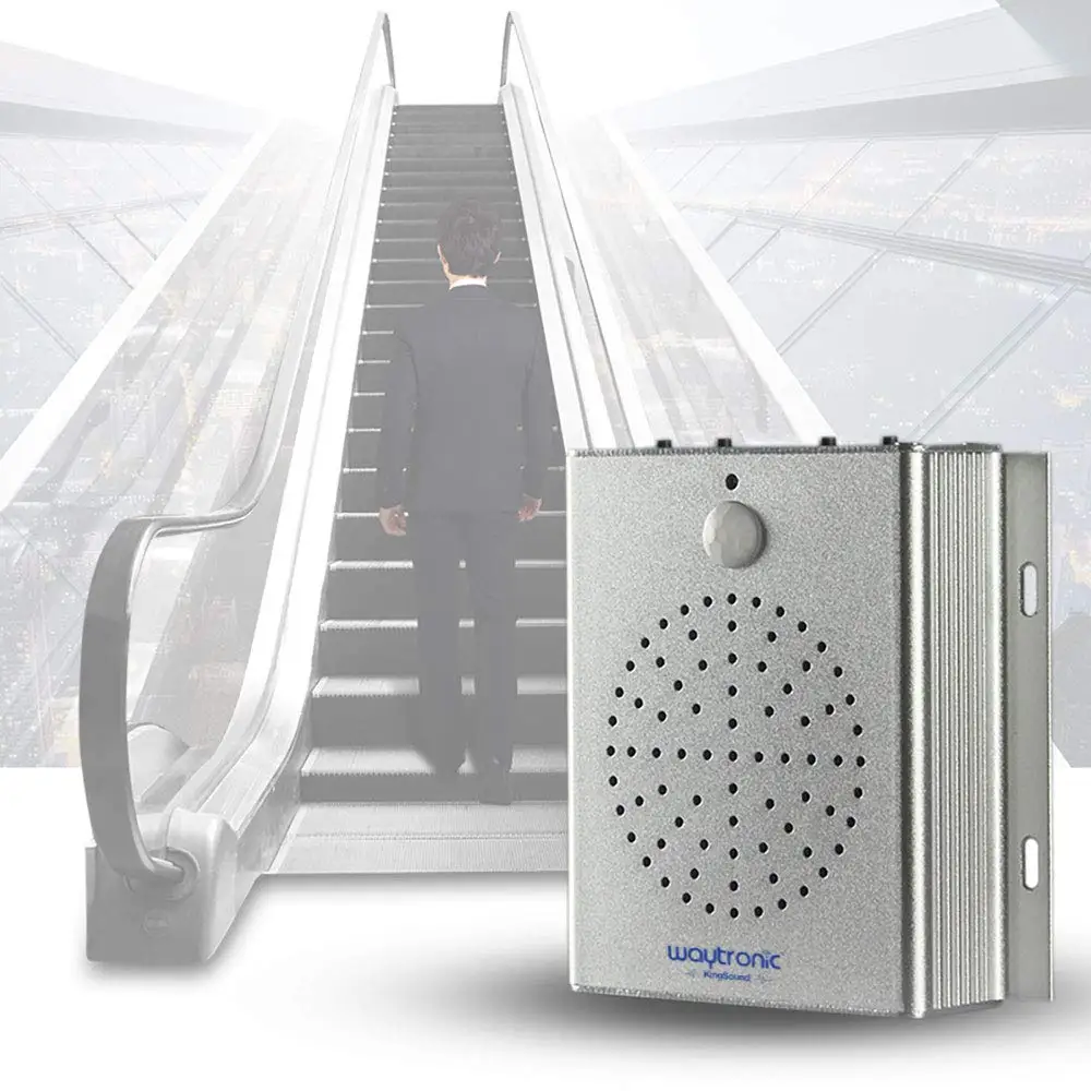 

Human Body Motion Sensor Audio Speaker for Station Elevator Safety Voice Reminder Can be connected to external trigger relay