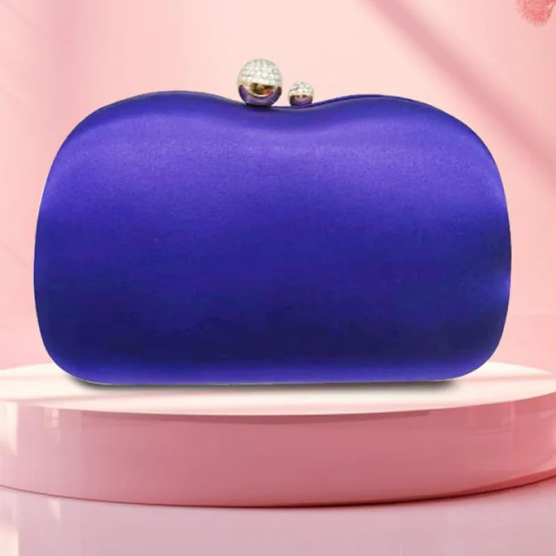 2024 Simulation Silk Clutch Handbag Women Formal Occasion Diamond Clutches Bags Ladies Waterproof Evening Party Messenger Purse