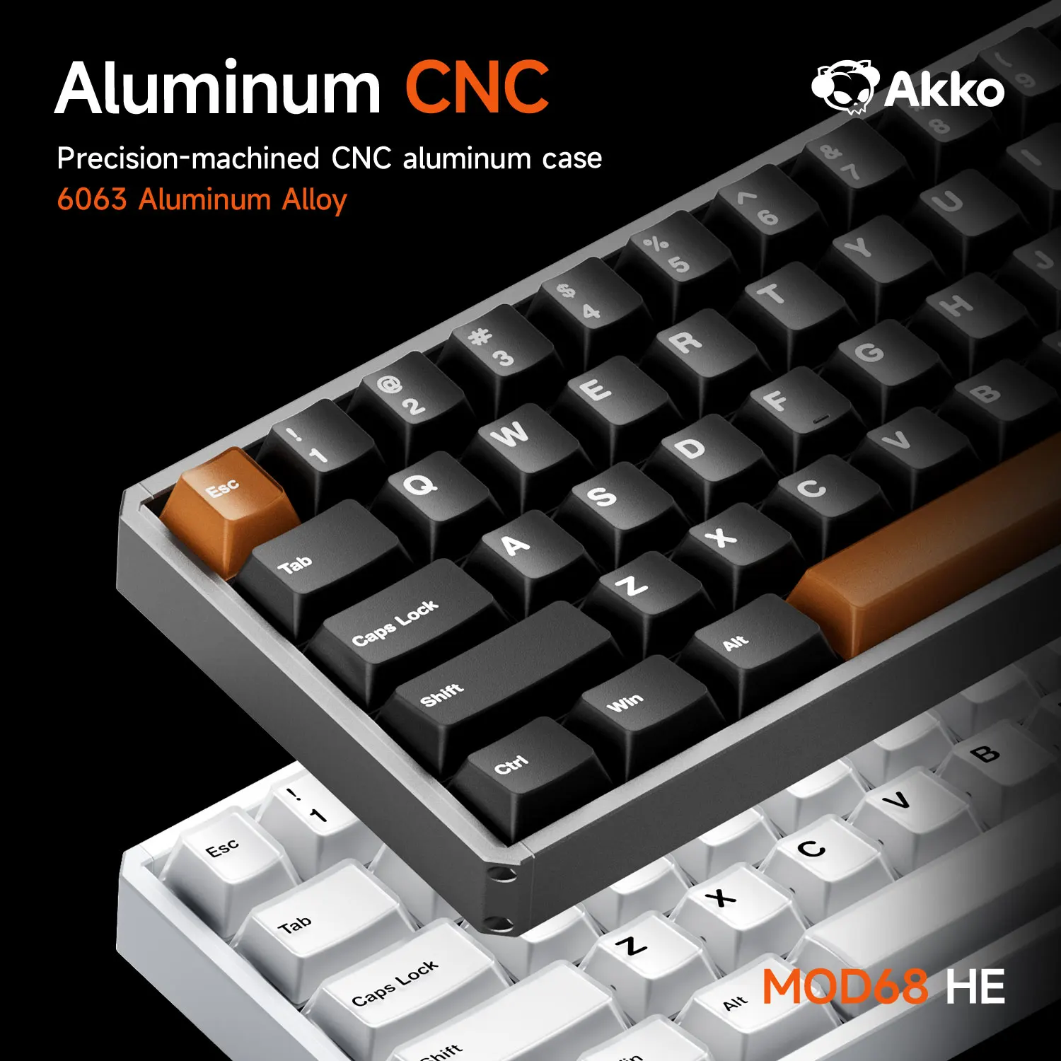 Akko MOD68 HE キーボード アルミニウム CNC 65% マグネティック