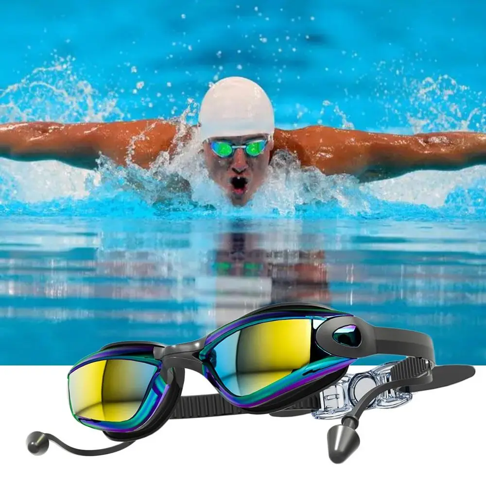 

Anti-Fog Swimming Goggle Water Sports Adjustable Waterproof Swimming Glasses Practical UV Protection Eyeglasses Adults
