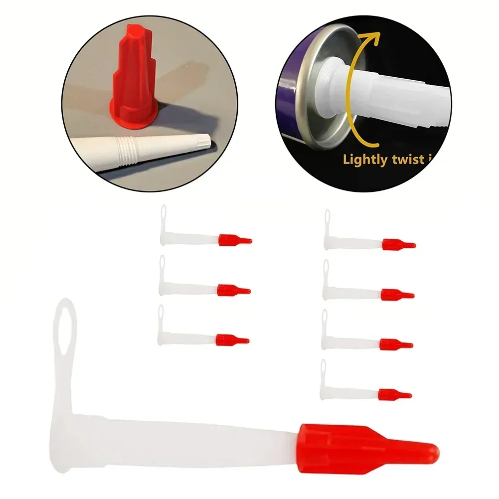 Silicone Caulking Tube Nozzle Cap Cartridge Spare Silicone Sealant Caulking Nozzles Cap Replacement Tips Construction Tools 2