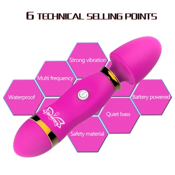 Chargable Multi-speed G Spot Vagina Vibrator Nipple Clitoris Stimulater Sex Toys For Women Soft Erotic Massager Female Dildo 4