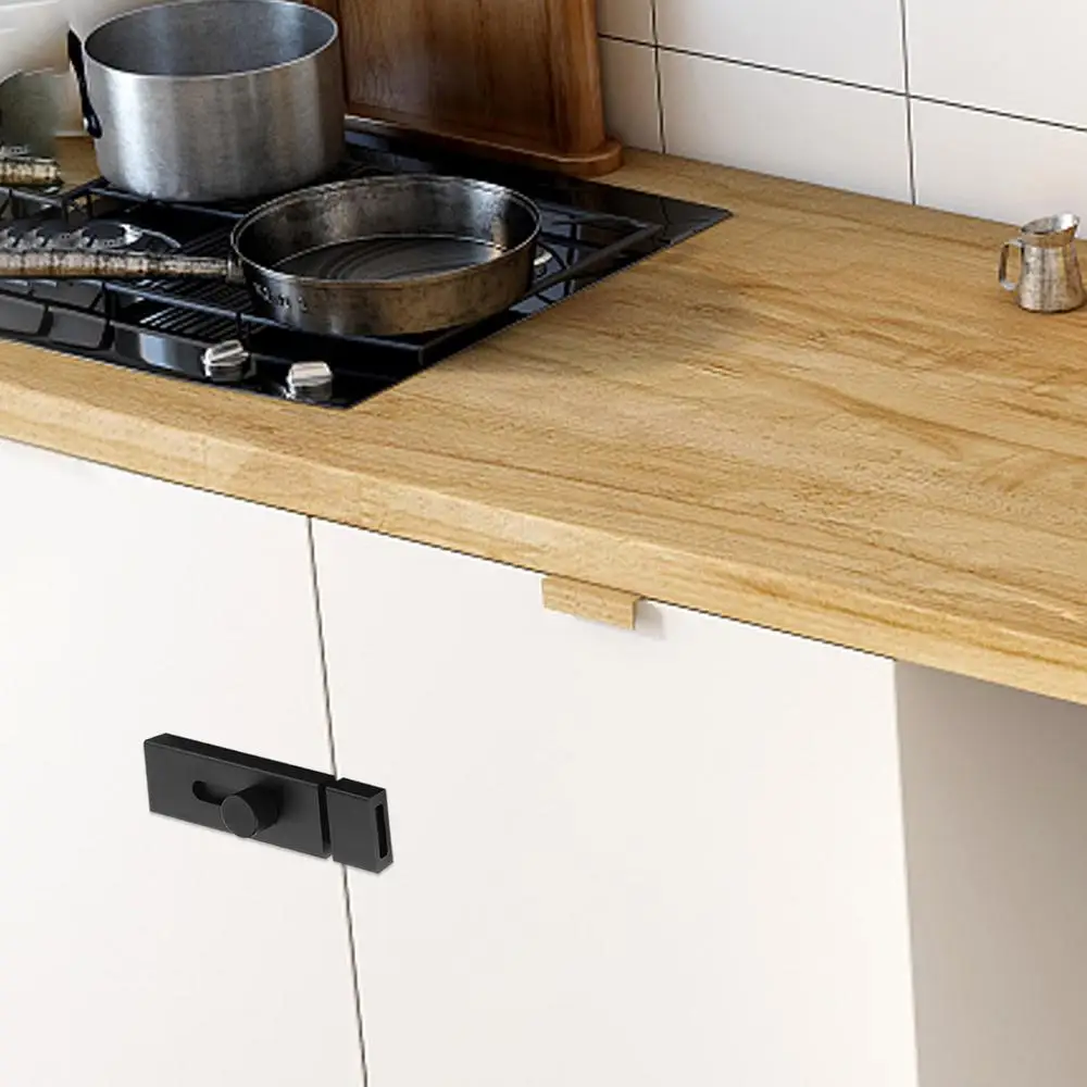 Description Picture 2 of itemDoor Lock Latch Multipurpose Adhesive Door Latch Interior Door Latch Wear-Resistant Door Latch Slide Lock Latch Door Lock For