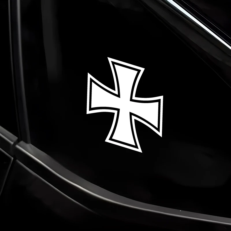 Iron Cross Car Sticker – Distinctive Decor