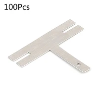 Nickel Strip 100 Piece for T Shaped Nickel Sheets Plates Nickel Plated Steel Belt Strip Spot Welding Connector 1