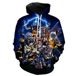 Classic Gothic Vintage Horror Skull3D Printed Hoodie Men/Women  y2k Casual Fashion Hoodie Kids Pullover Sweatshirts fashion Coat