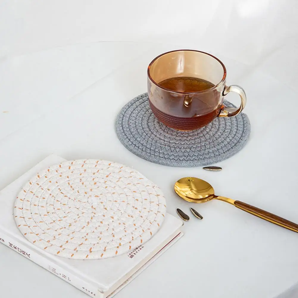 

Anti-scald Placemat Heat Resistant Placemats Trivets Essential Kitchen Decor For Hot Dishes Pots Pans Heat Insulation Placemat