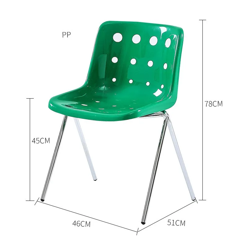 Restaurants Chair Minimalist Coffee Shops Milk Tea Shops Backrest Dining Chairs 4 Pieces Chaise Salle A Manger Dining Chair