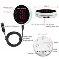 Tuya WIFI Temperature Humidity Sensor Thermometer Hygrometer Smart Life Moisture Probe For Home Plants google home alexa - Image 6