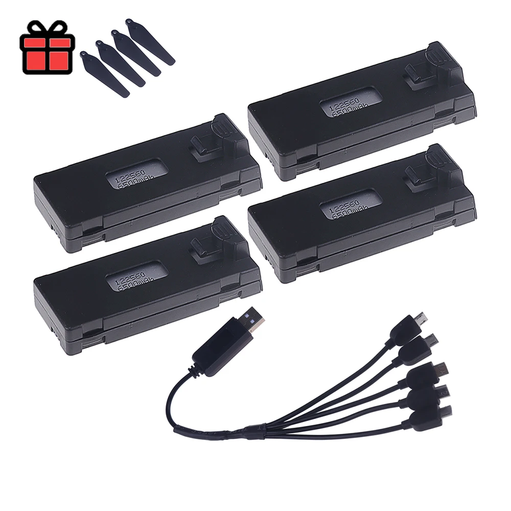 ตัวเลือกสินค้า แบตเตอรี่ชาร์จได้ 3.7V 6500mAh สำหรับโดรน RC