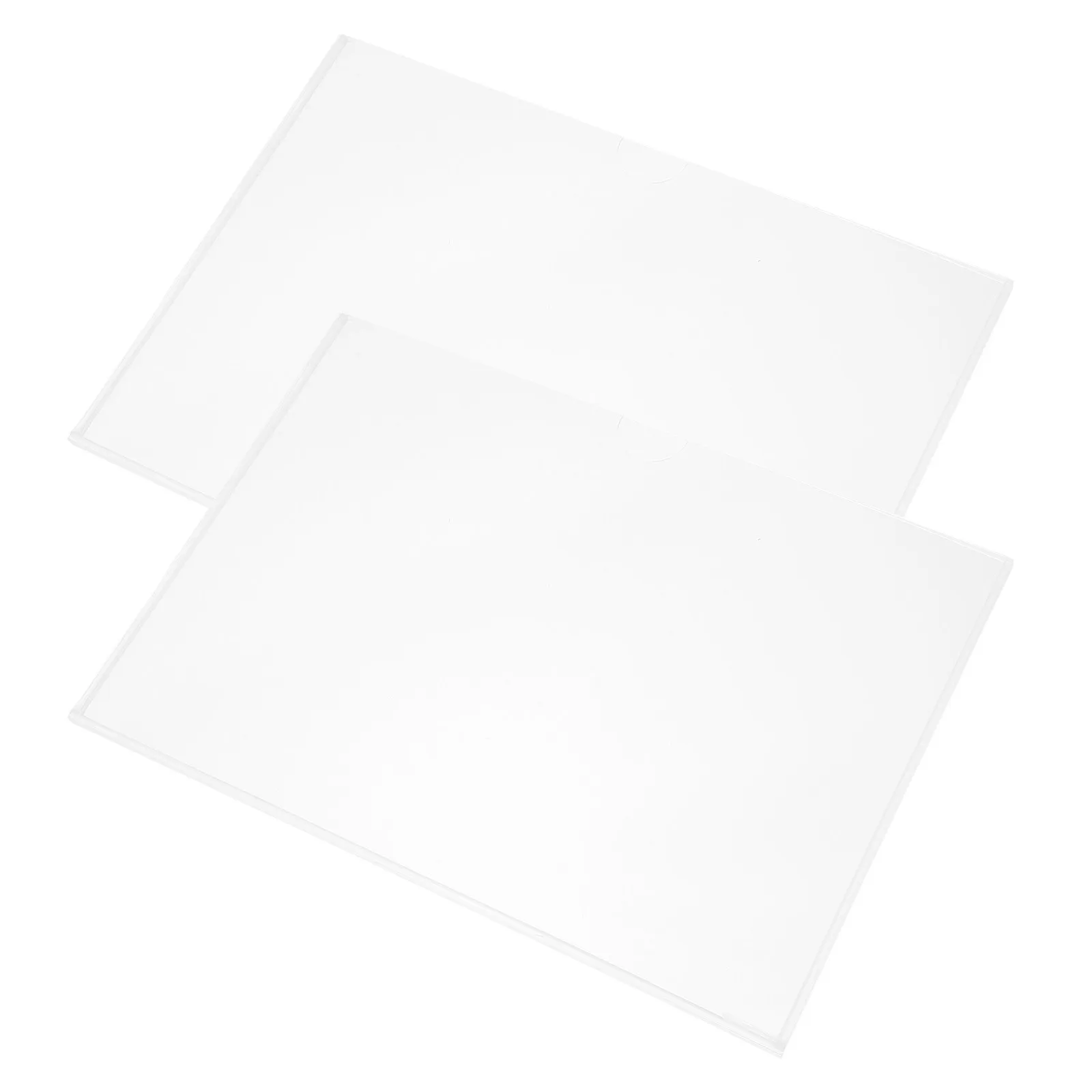 사무실 파일 저장 시스템 주최자 저장 시스템을 위한 2Pcs 투명 아크릴 A4 문서 디스플레이 홀더
