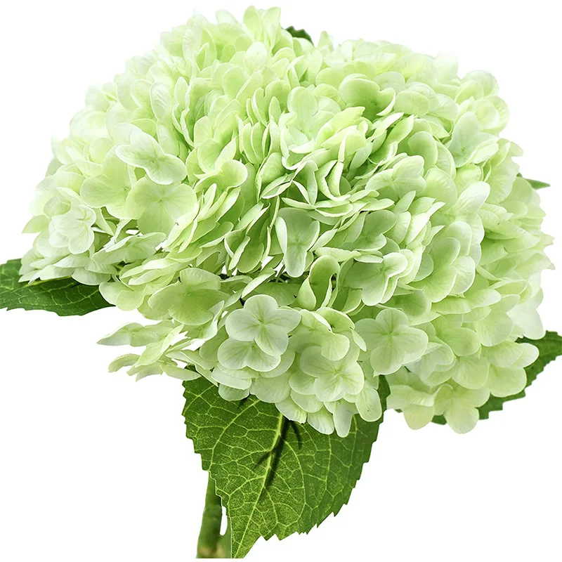 Artificial Hydrangea Flowers Real Touch Large Hydrangea Long Stem