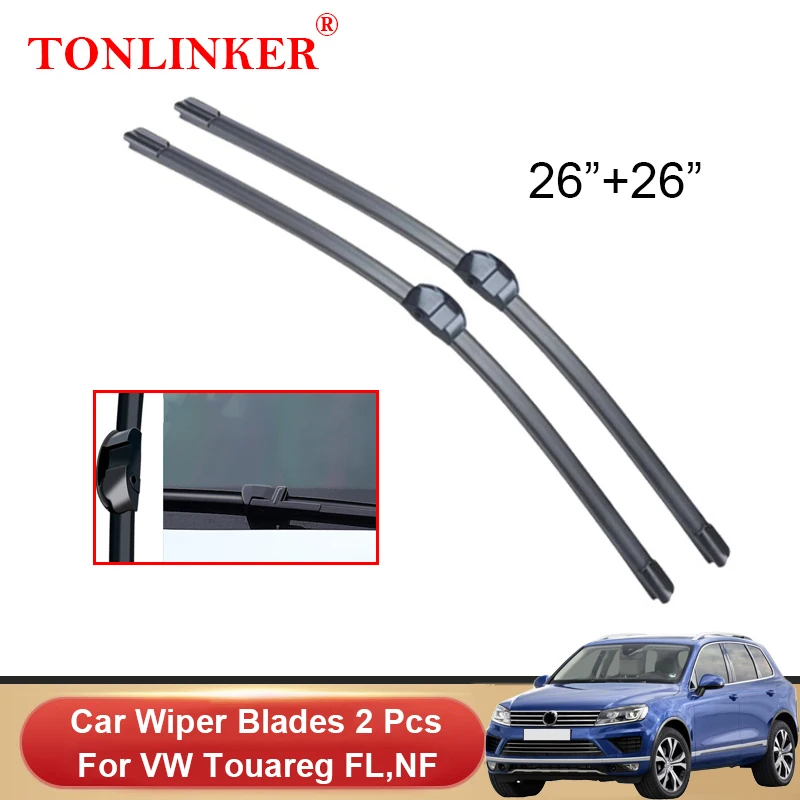 VW Windshield Wiper Blade Set Genuine VW 7P0998002 FCP Euro, 43 OFF
