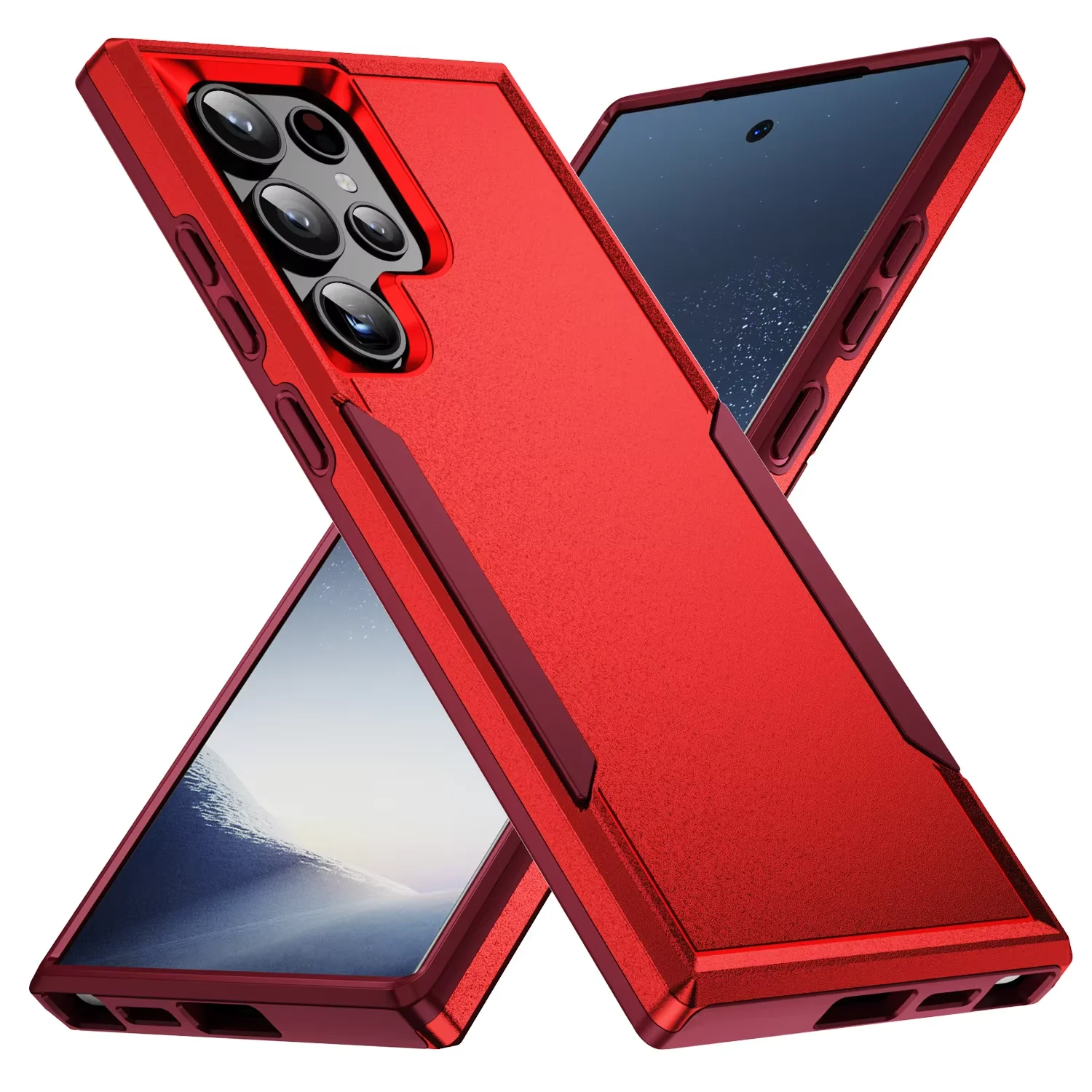 Enhanced Military-Grade Shockproof Dual-Layer Protective Case