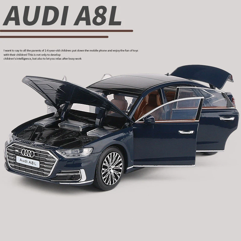 1:32 AUDI A8 Alloy Car Model Diecast Metal Toy Vehicles Car