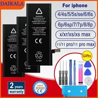 2026 phone Battery For Apple 5 6 S 7 8plus X Xr Xs Max 11 12 Pro 13 14 15 plus 15PRO Replacement Bateria For iphone 7 batteries - Image 4