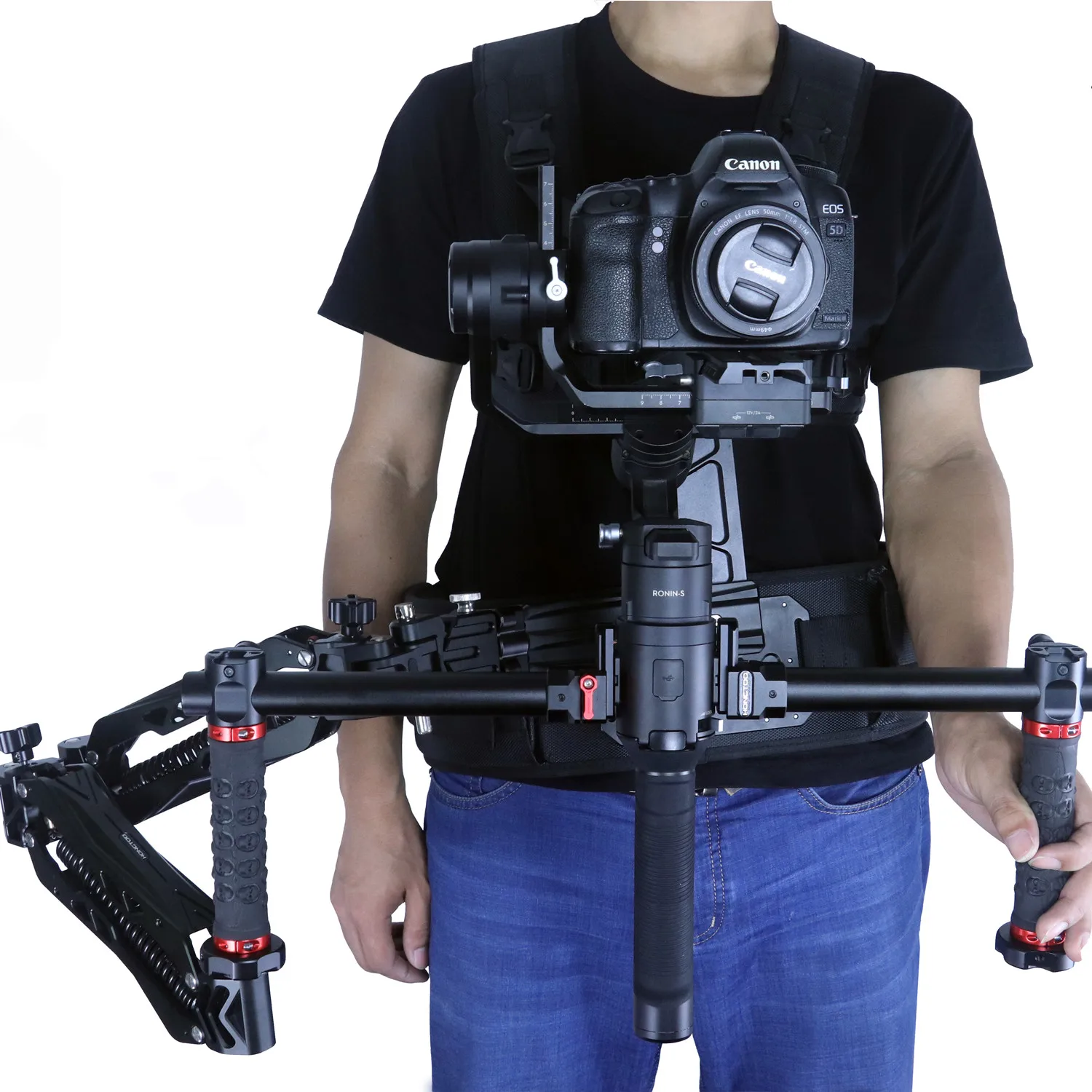 HONGTOO Gimbal Steadicam Stabilizer Arm Vest Bracket 14kg fr DJI