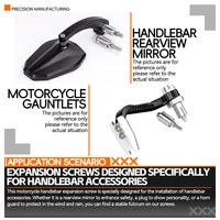 13/16mm Expansion Screw Handlebar End Plugs Screws Universal Handle Bar M8 M6 Expand Screws Motorcycle Accessories m8 m6 Screws 2