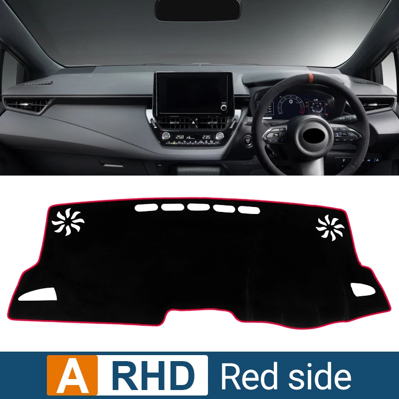 Anti-UV Non-Slip Car Dashboard Cover and Light Deflector Mat